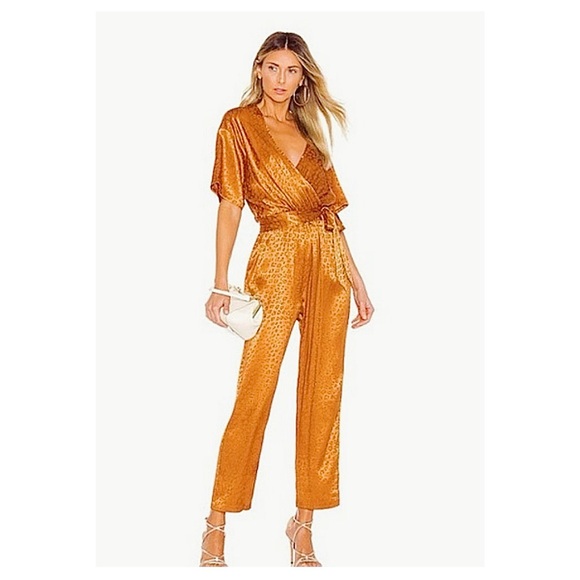 ✨HP✨NWT Joie Tau Copper Jumpsuit. Size S. - Picture 3 of 10